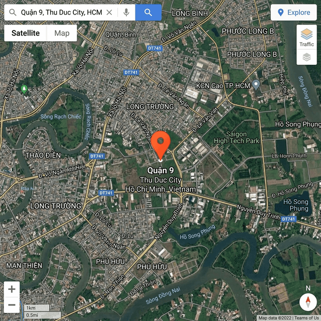 Bản đồ Quận 9